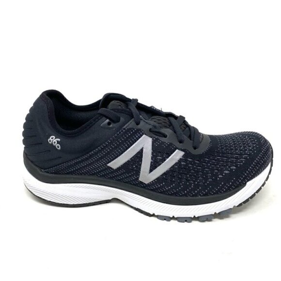New Balance Womens 860v10 black gunmetal running shoes - Picture 1 of 8